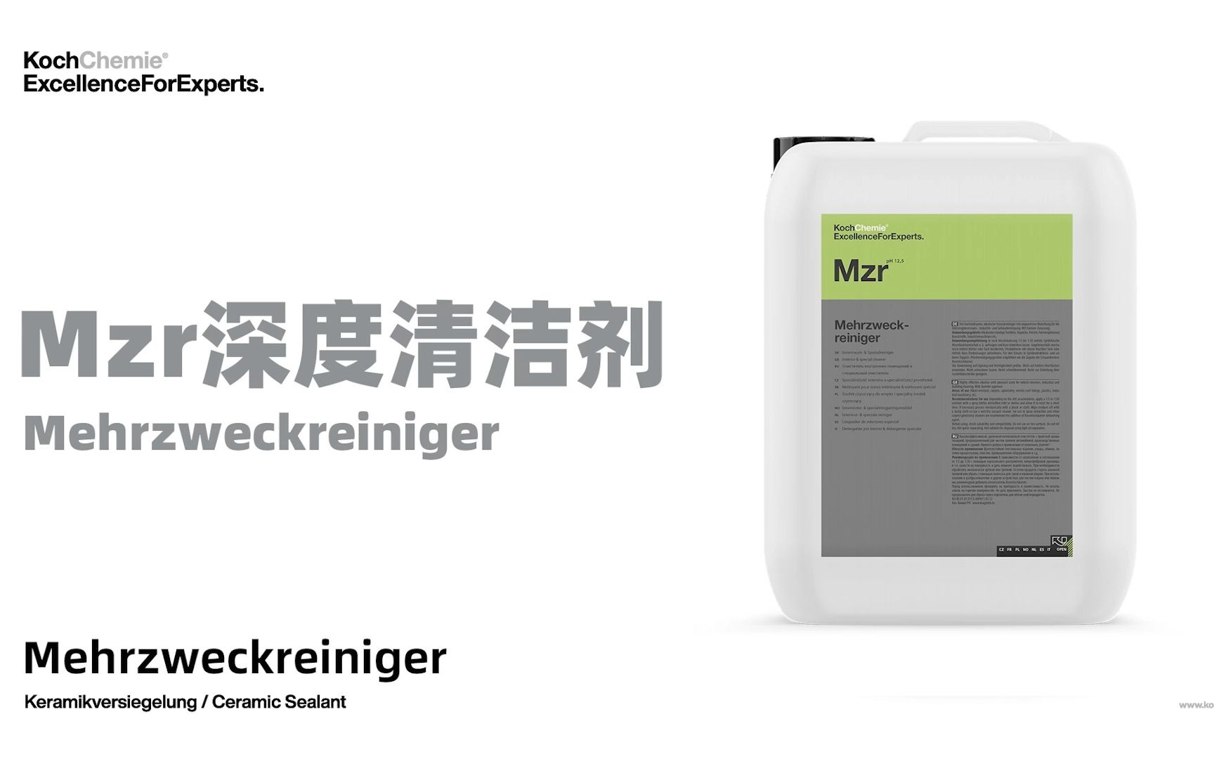 Mzr深度清洁剂 经戴姆勒公司认证,用于汽车、工业和建筑清洁的高效碱性强化清洁剂.哔哩哔哩bilibili