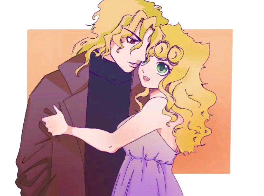 【绘画过程】木大父女(乔鲁诺单性转注意)_哔哩哔哩_bilibili