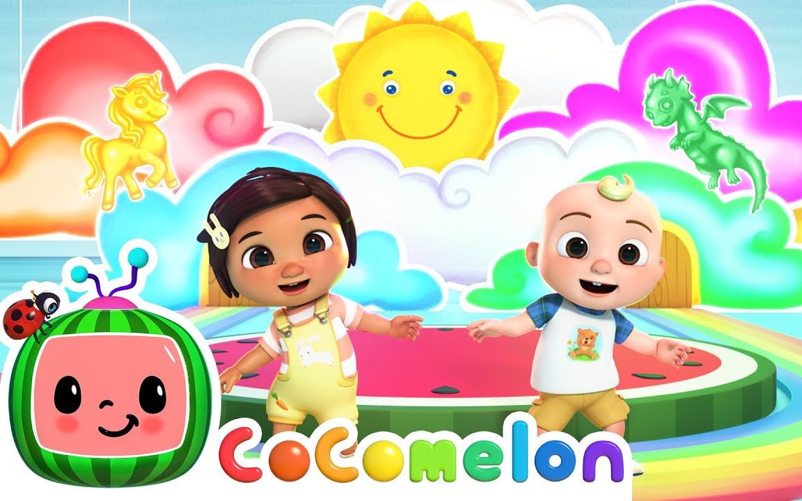 20230303 cocomelon dance party jello color dance