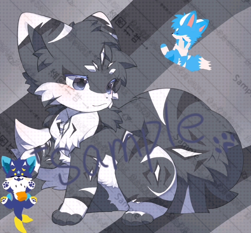 【兽设直出】是一只灰色小狼崽,12r默认买断,可x2商断,商断会给赠图!