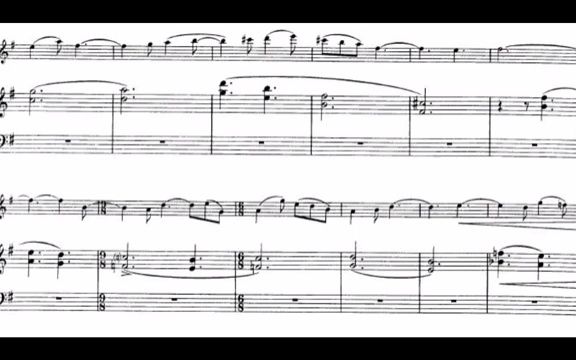 [图]拉威尔第二小提琴奏鸣曲 Maurice Ravel - Violin Sonata No.2, M.77