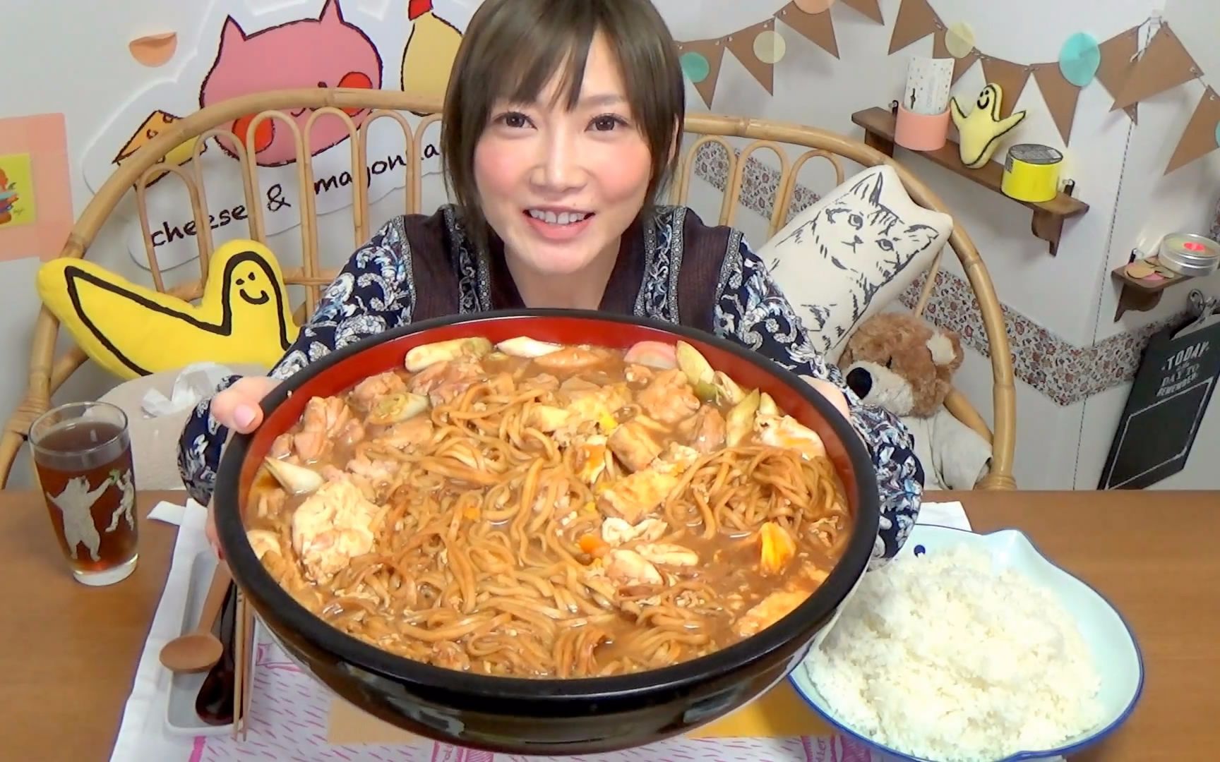 【木下大胃王】名古屋味增乌冬面十二人份加1.