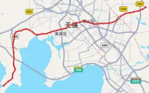 【设想向】未来的无锡地铁2号线行驶路线（和平村——梅园开原寺——安镇——羊尖）