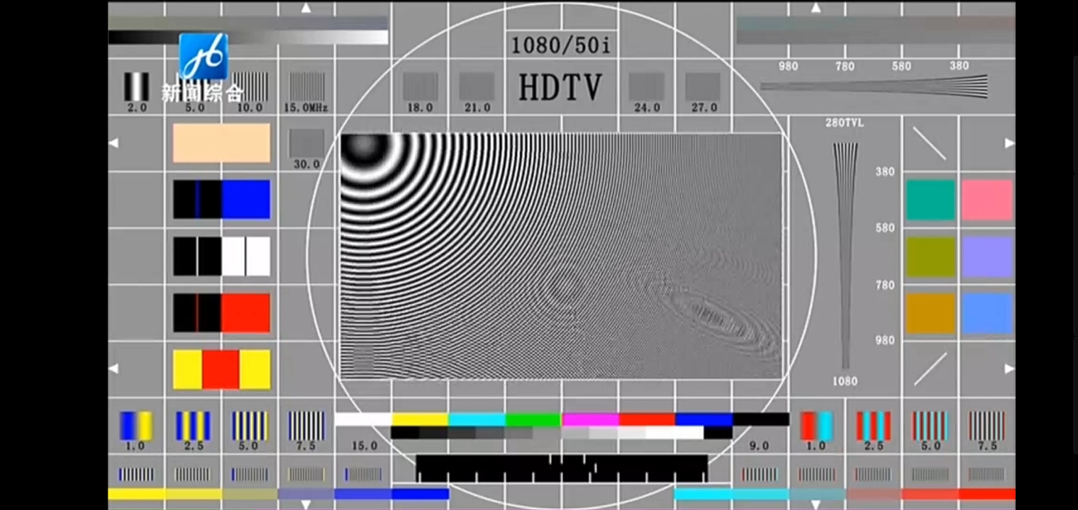 安徽淮北电视台新闻综合频道测试卡(2023.11.20)