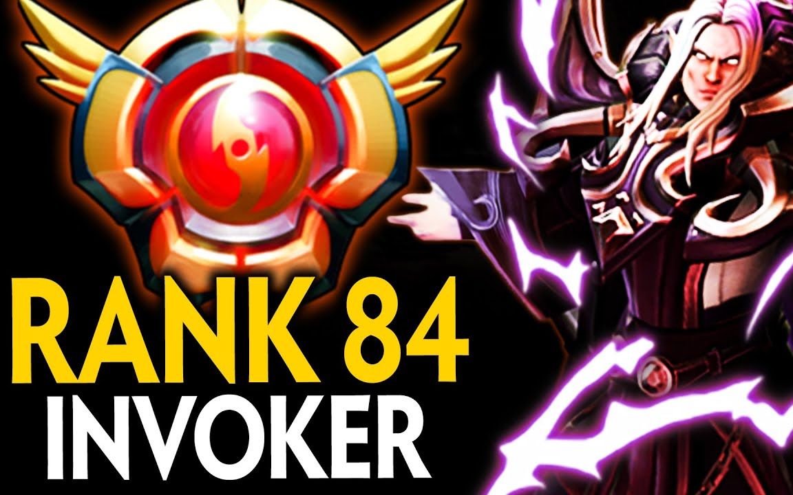 【Dota 2 Invoker】天梯84名depressed kid绝活冰雷卡,精彩对局中路对阵屠夫!刀塔2第一视角