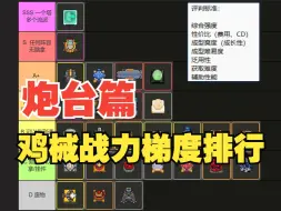 Download Video: 【鸡械绿洲】直播讨论！鸡械战力排行炮台篇！