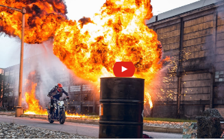 Rok Bagoros  Ride and Slay  KTM Duke 690  drifts, explosions, fullthrottle哔哩哔哩bilibili