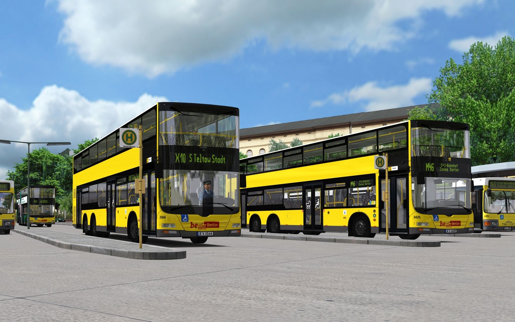 【omsi2】berlin x10:驾驶man lions city dd 行