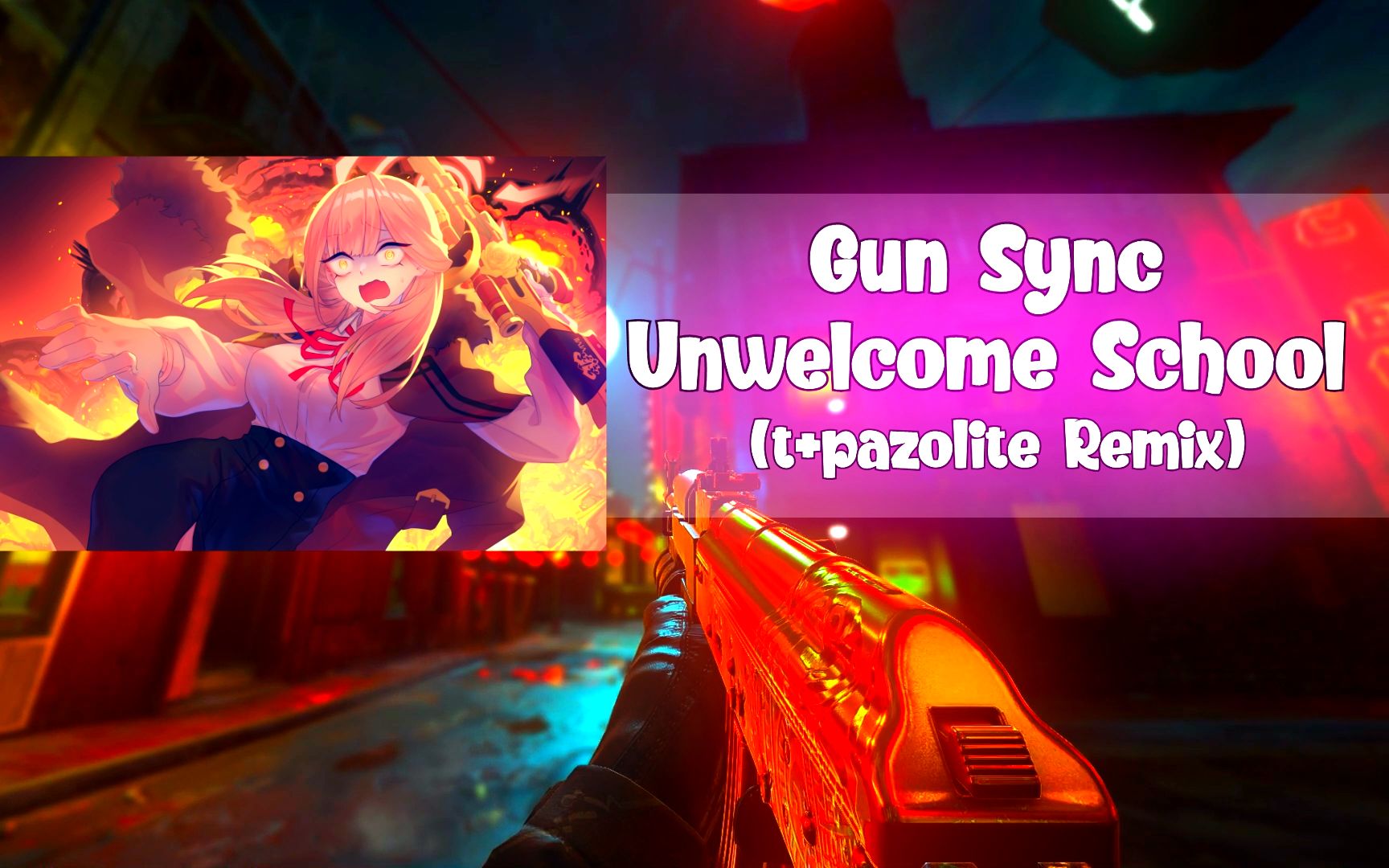 gun sync - unwelcome school - mitsukiyo (t pazolite remix)