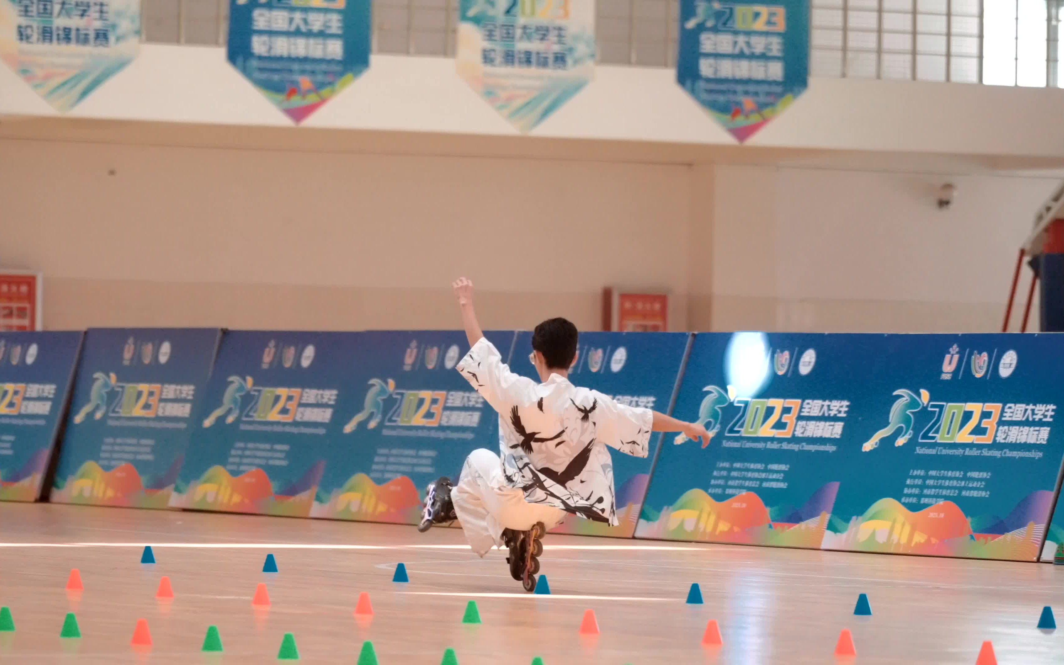 全国大学生轮滑锦标赛 花式绕桩 男子甲组——张瑞坤 嘉应学院