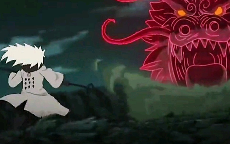 木叶夜凯"八门遁甲"八门全开,以生命为代价施展龙形态