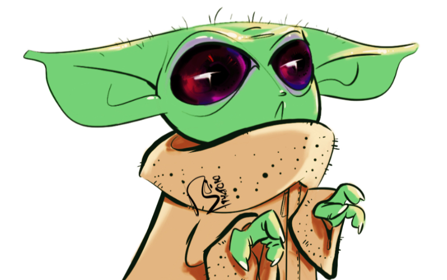 a厂督公的画廊画一张尤达宝宝吧