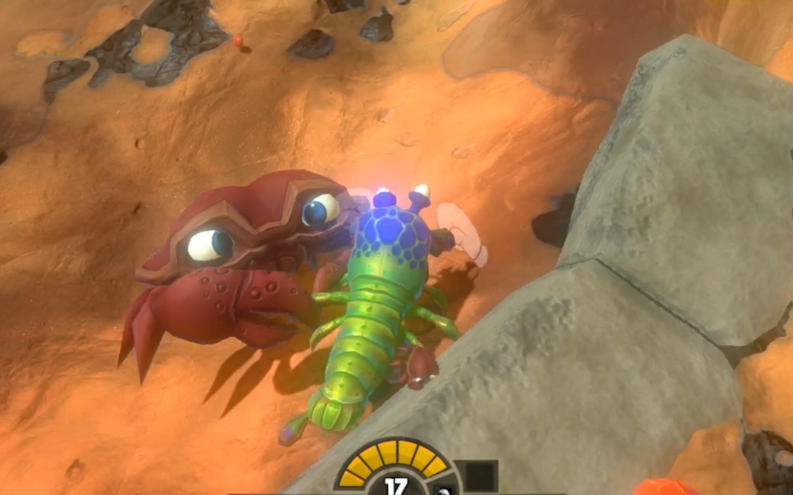 海底大猎杀把小螃蟹养的超级大