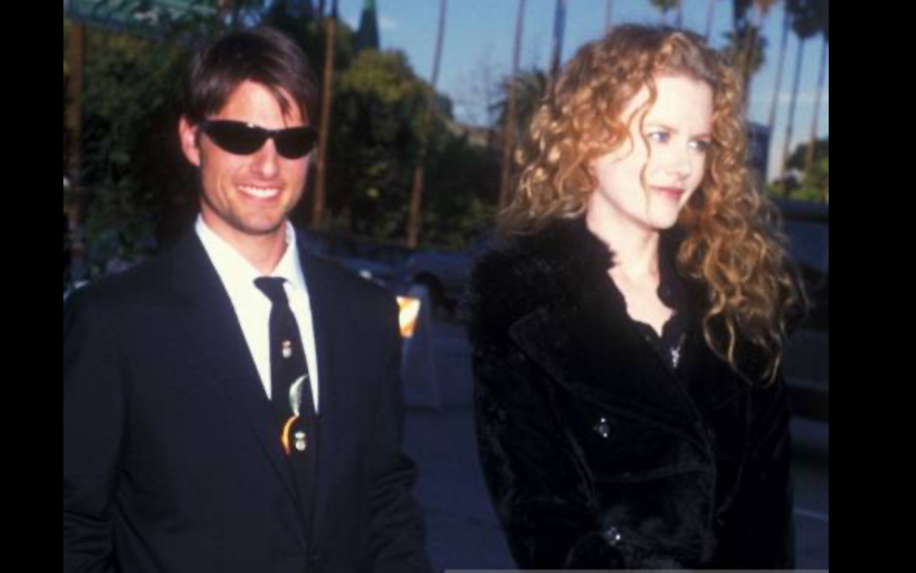 【妮可基德曼Nicole Kidman/汤姆克鲁斯Tom Cruise 】出席96年百事达奖(Blockbuster Entertainment Awards)哔哩哔哩bilibili