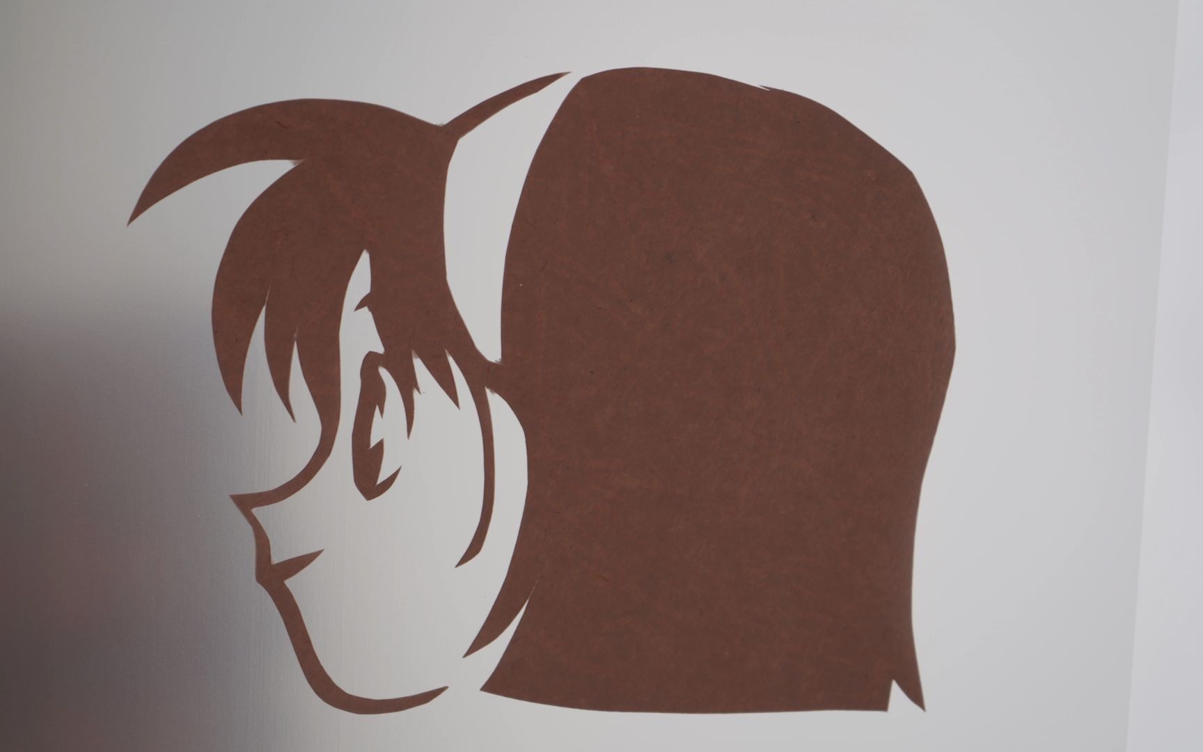 刻纸名侦探柯南吉田步美我要把面包留给柯南