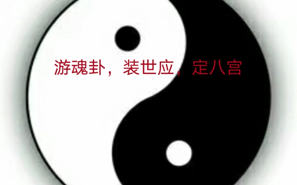 [图]传统六爻，游魂卦，装世应，定八宫