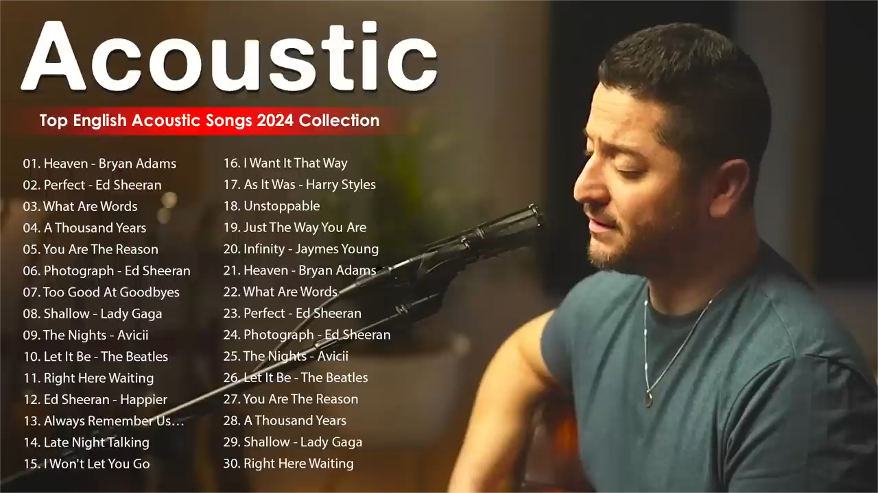 the best acoustic cover of popular songs 2024