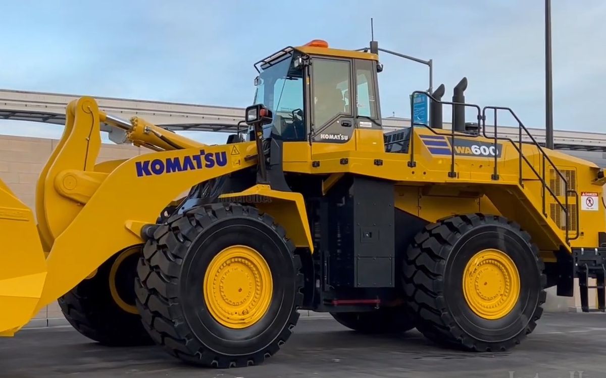 小松wa600-8装载机实拍