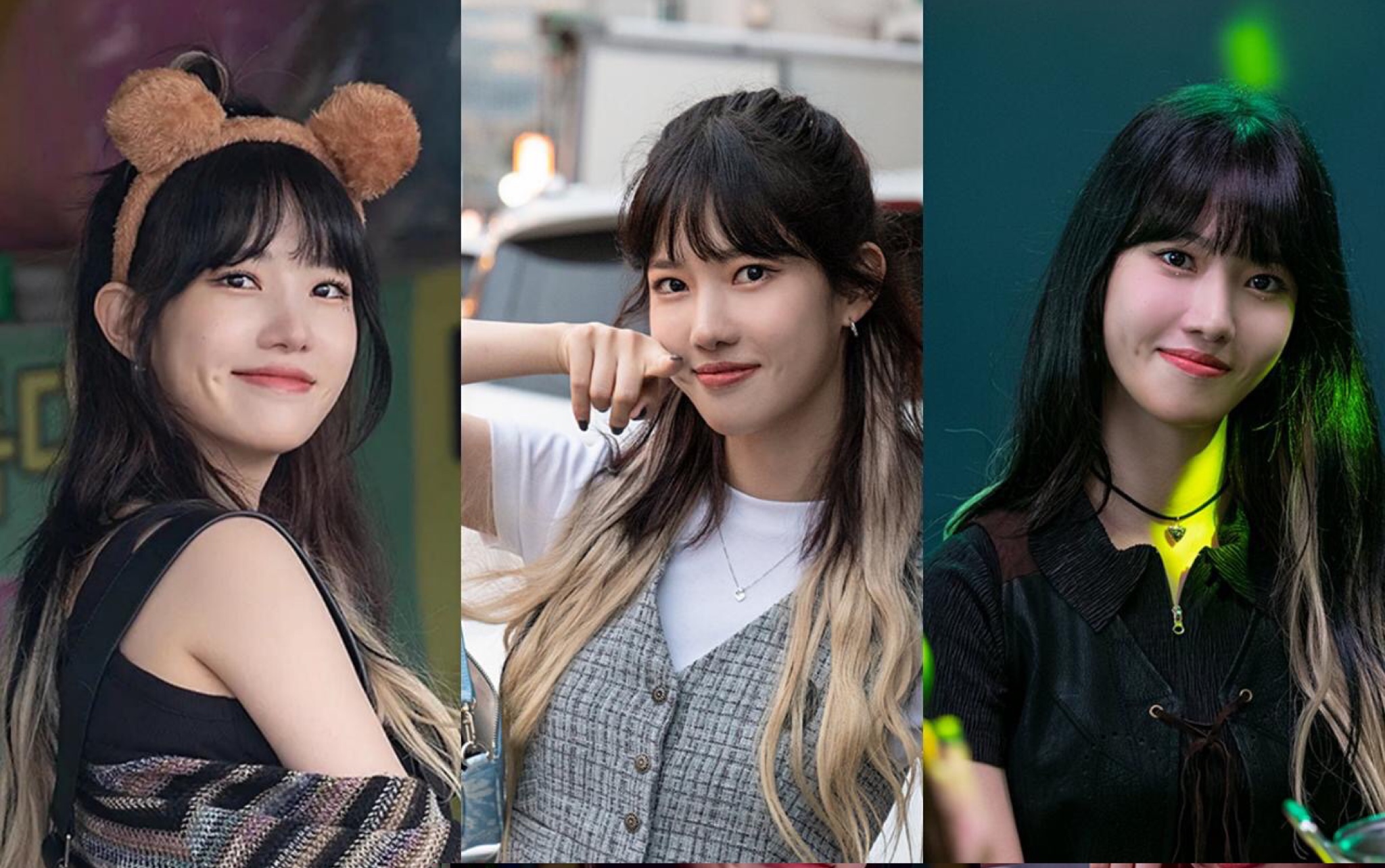 【杨惠智|虽然我知道】甜酷风的白色挑染美术生 韩