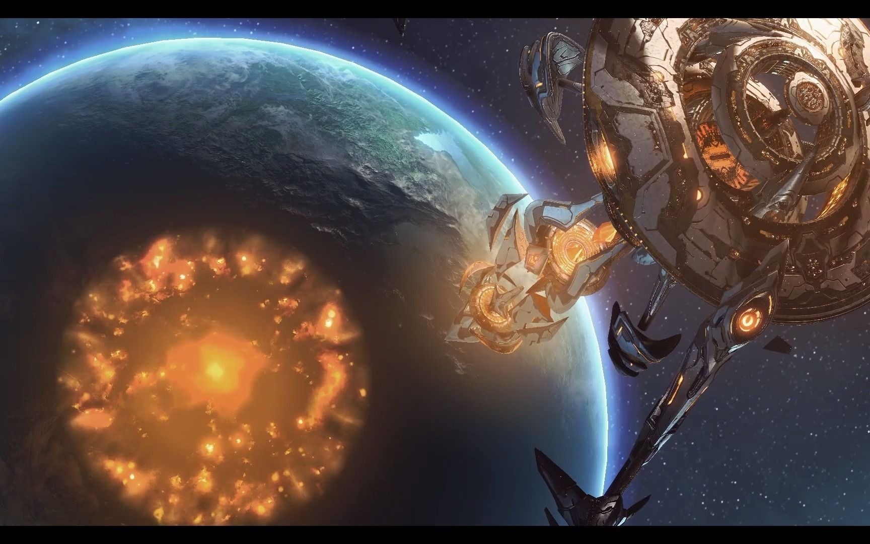 赛布罗斯号太猛了,一炮就把整个星球的生物灭绝了_哔哩哔哩 (゜-゜)つ