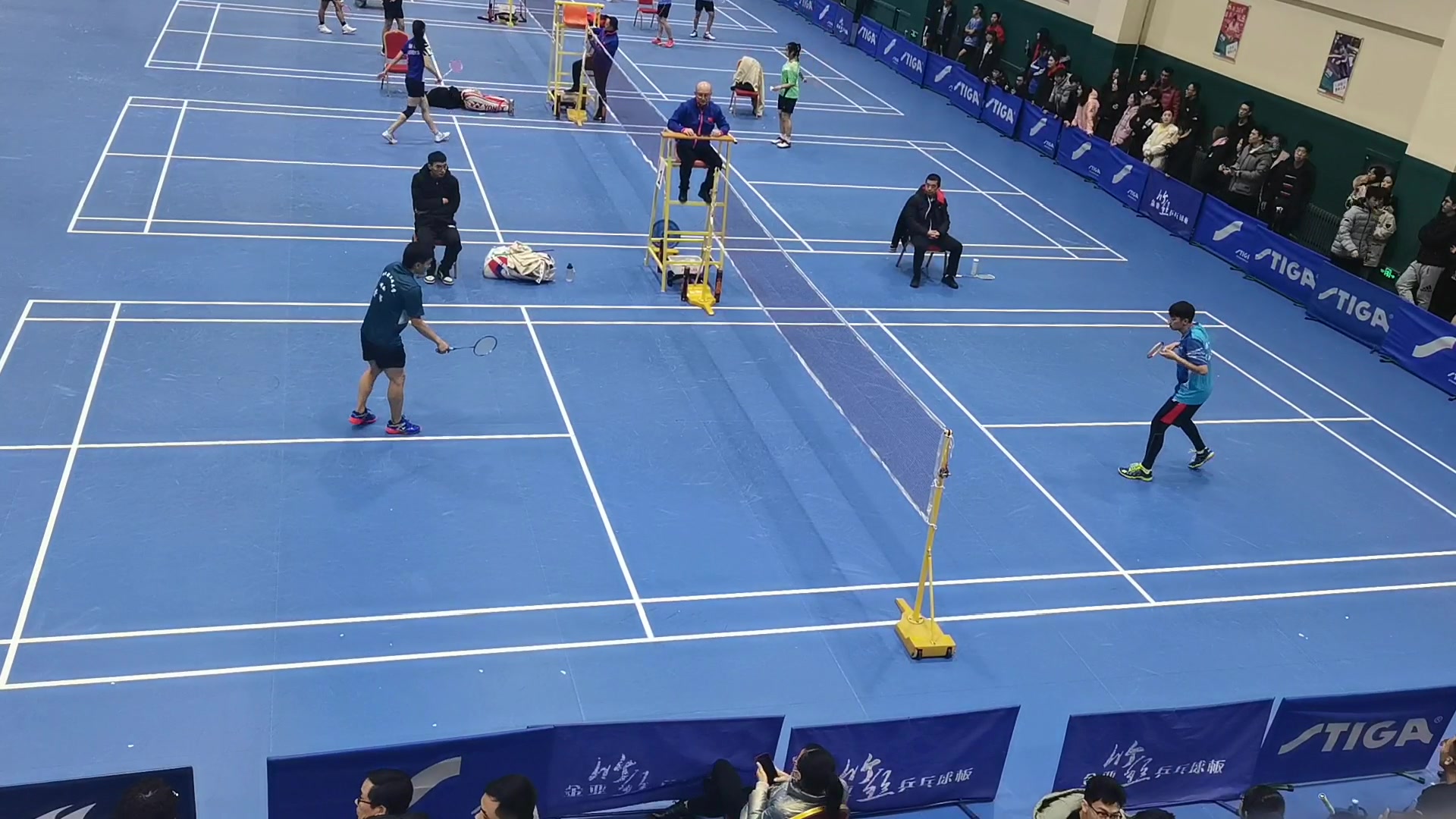 山东省大学生羽毛球锦标赛2020甲组男子单打决赛 哈尔滨工业大学费腾