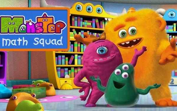 [图]中英文 全集50 怪物数学小分队 《Monster Math Squad》学龄前启蒙动画