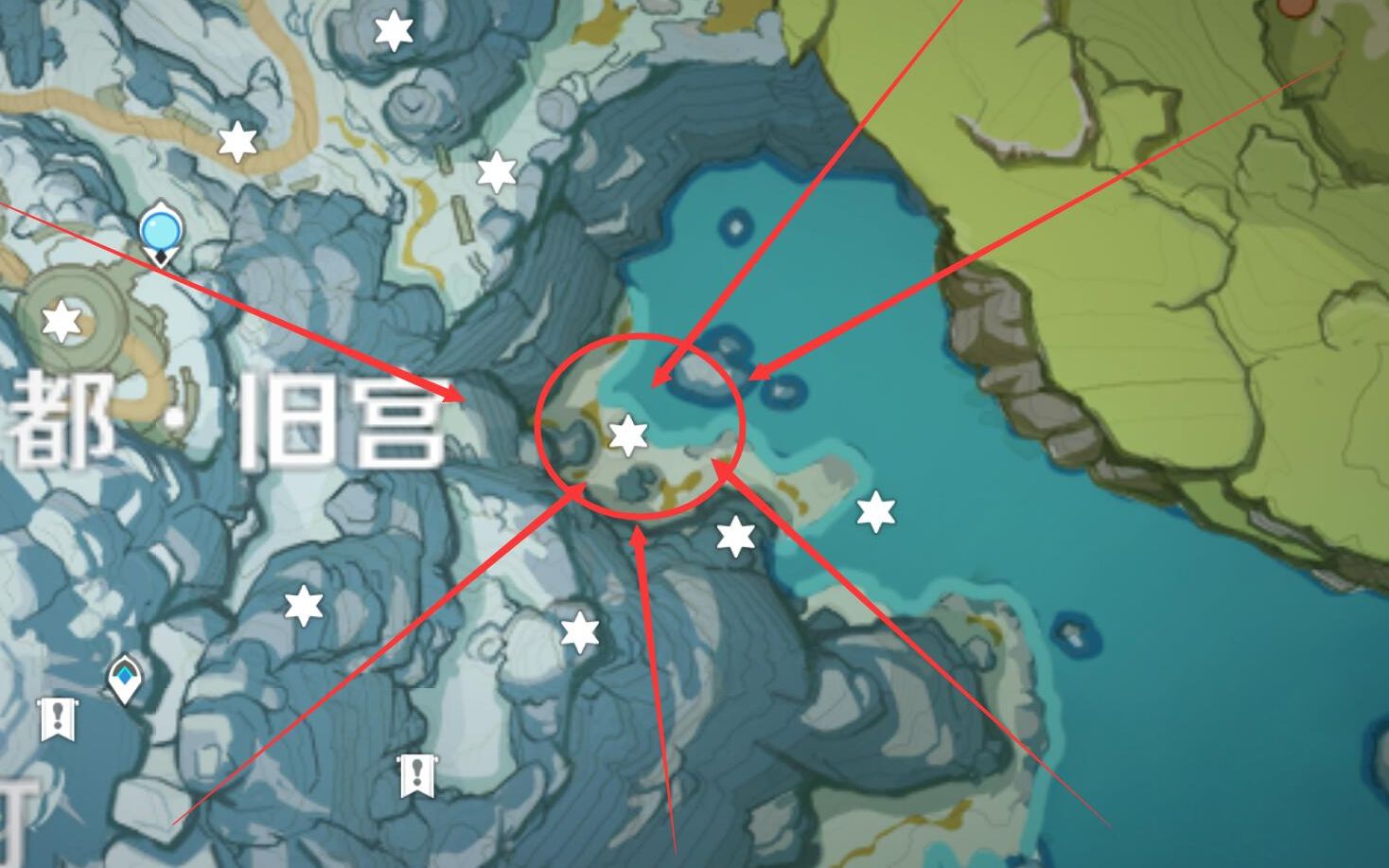雪山地图绯红玉髓获取解密原神