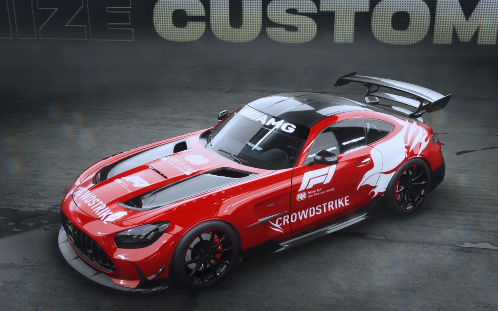 当你在线上做涂装时突然掉线(2022f1安全车)