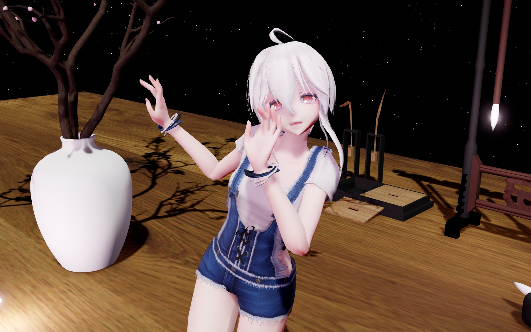 mmd·3d-弱音大长腿-牵丝戏