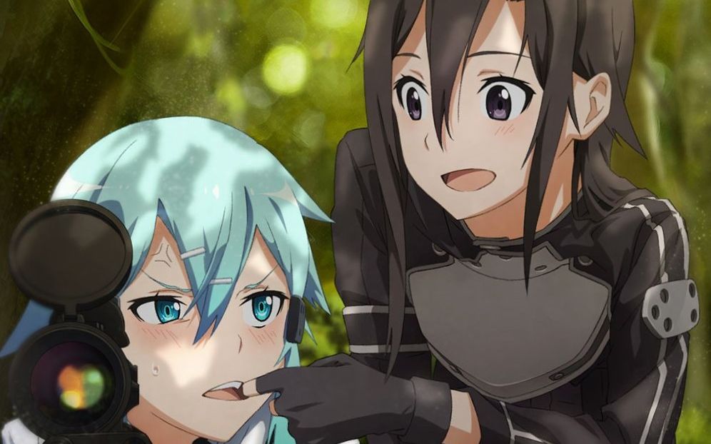 感受冰之狙击手帅气的英姿吧!【刀剑神域】【桐人诗乃】混剪