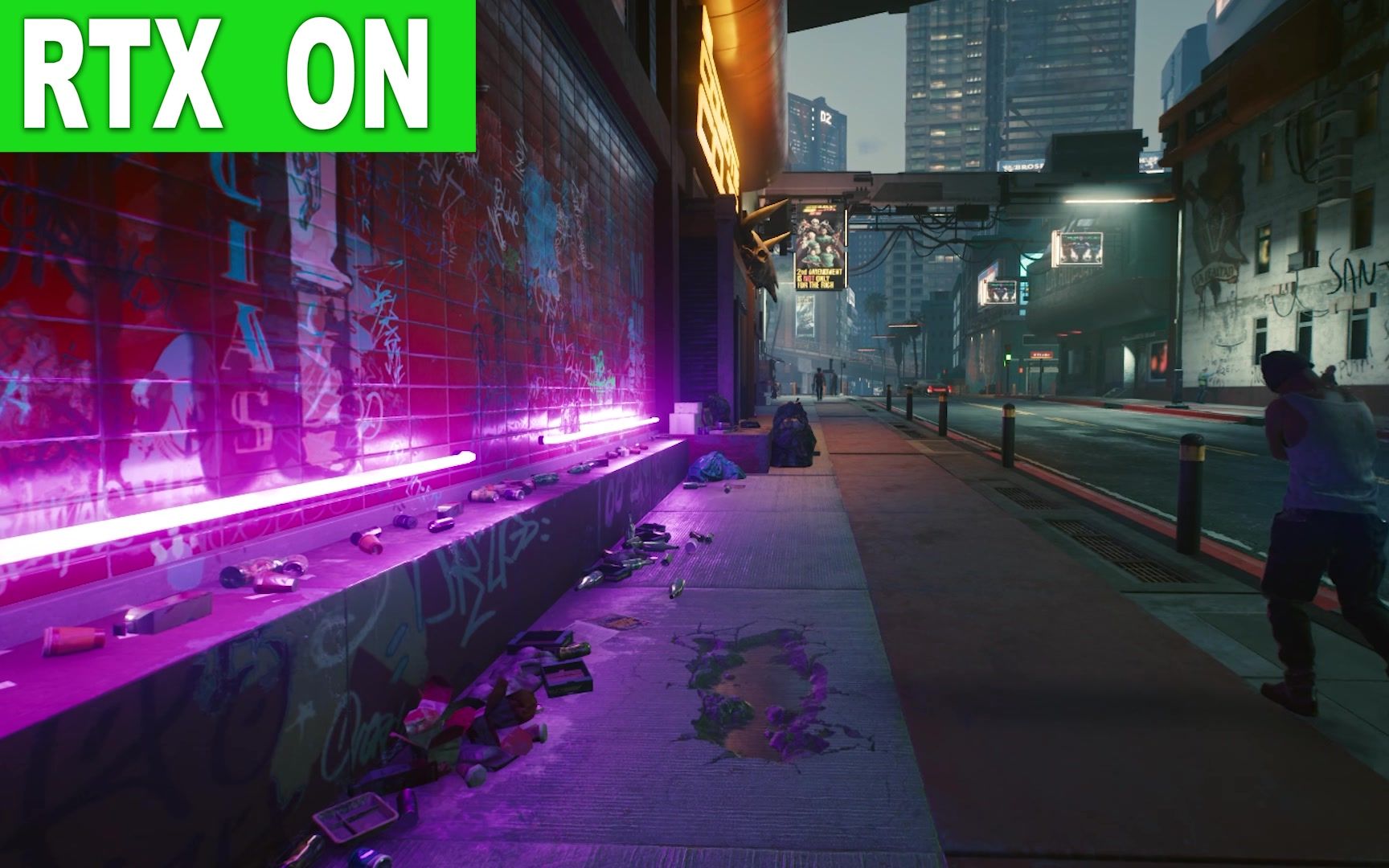 【画质演示】赛博朋克2077光线追踪效果