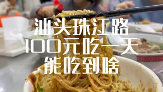 Télécharger la video: 在汕头美食街珠江路100元吃一天能吃到啥！