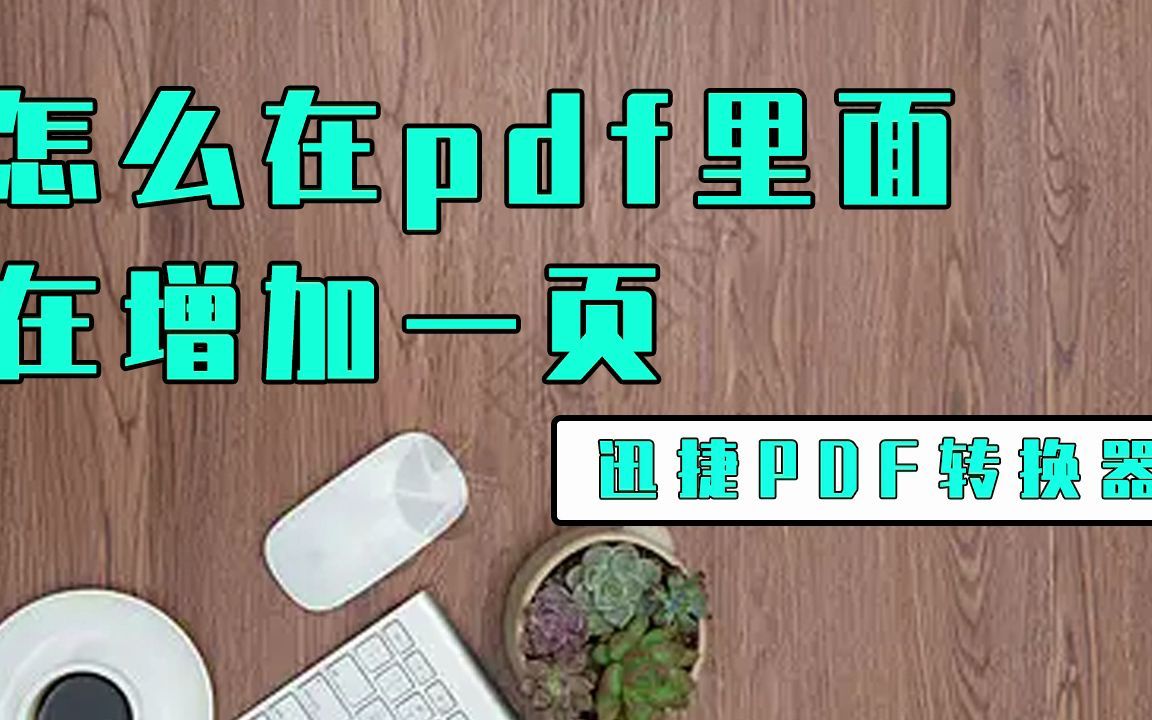 怎么在PDF里在增加一页?教你一招快速给PDF增加页面小教程哔哩哔哩bilibili