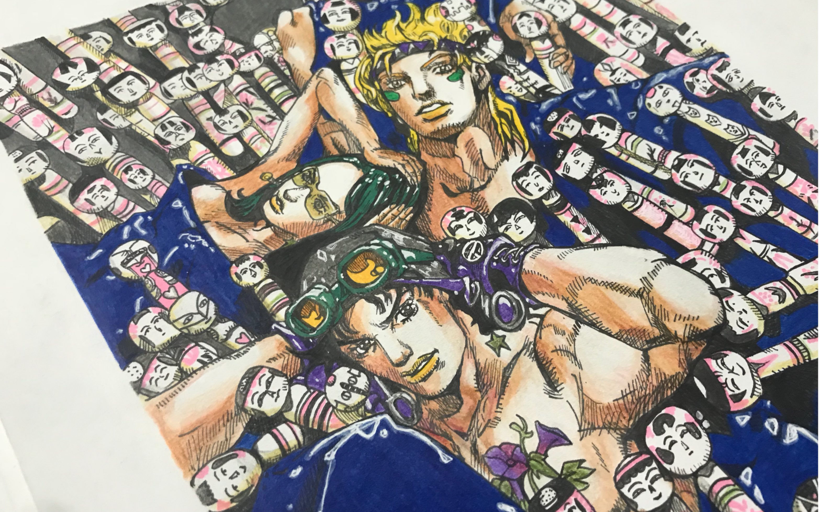 活动  《jojo》临摹一下四蛋脸二乔