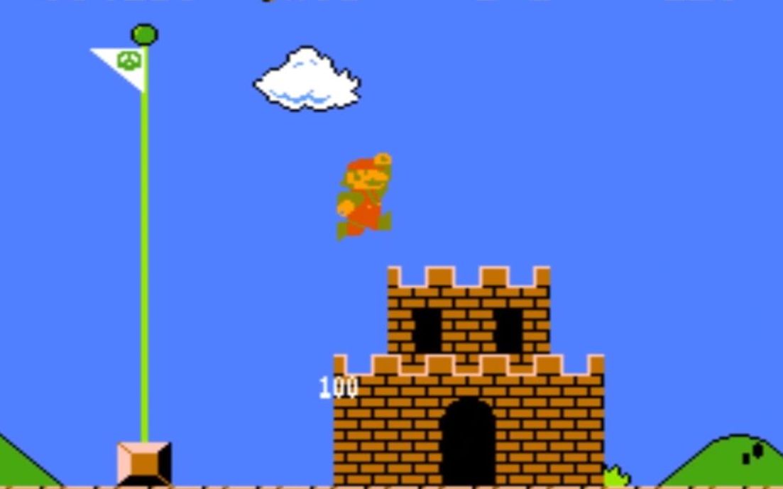 探索初代马里奥旗子后的世界