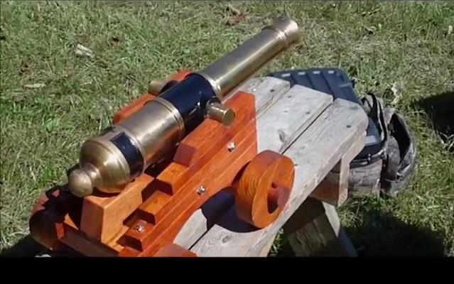 钢管自制小火炮图片