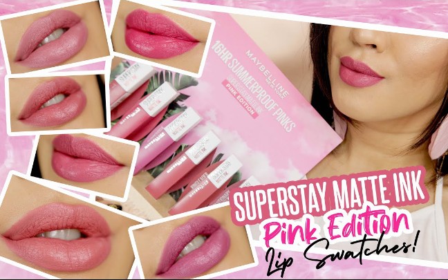 MAYBELLINE美宝莲Superstay哑光唇釉试色【Luna Alano】哔哩哔哩bilibili