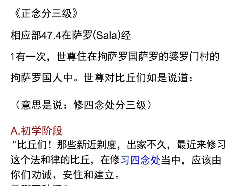 正念分三级(正念禅修分为三个阶段)哔哩哔哩bilibili