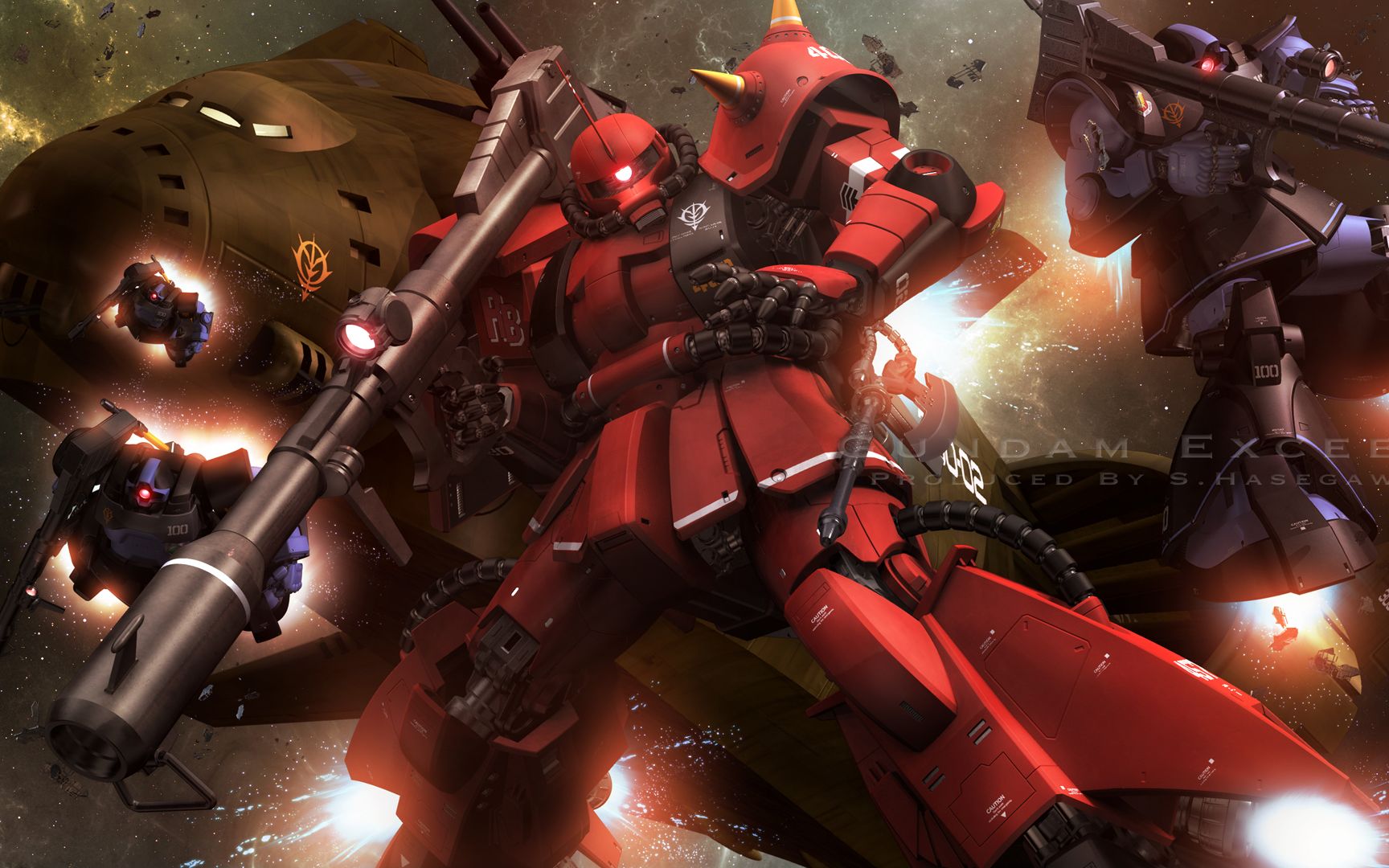 3dmax建模高达扎古零基础机甲模型建模讲解