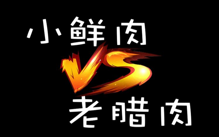 小鲜肉vs老腊肉