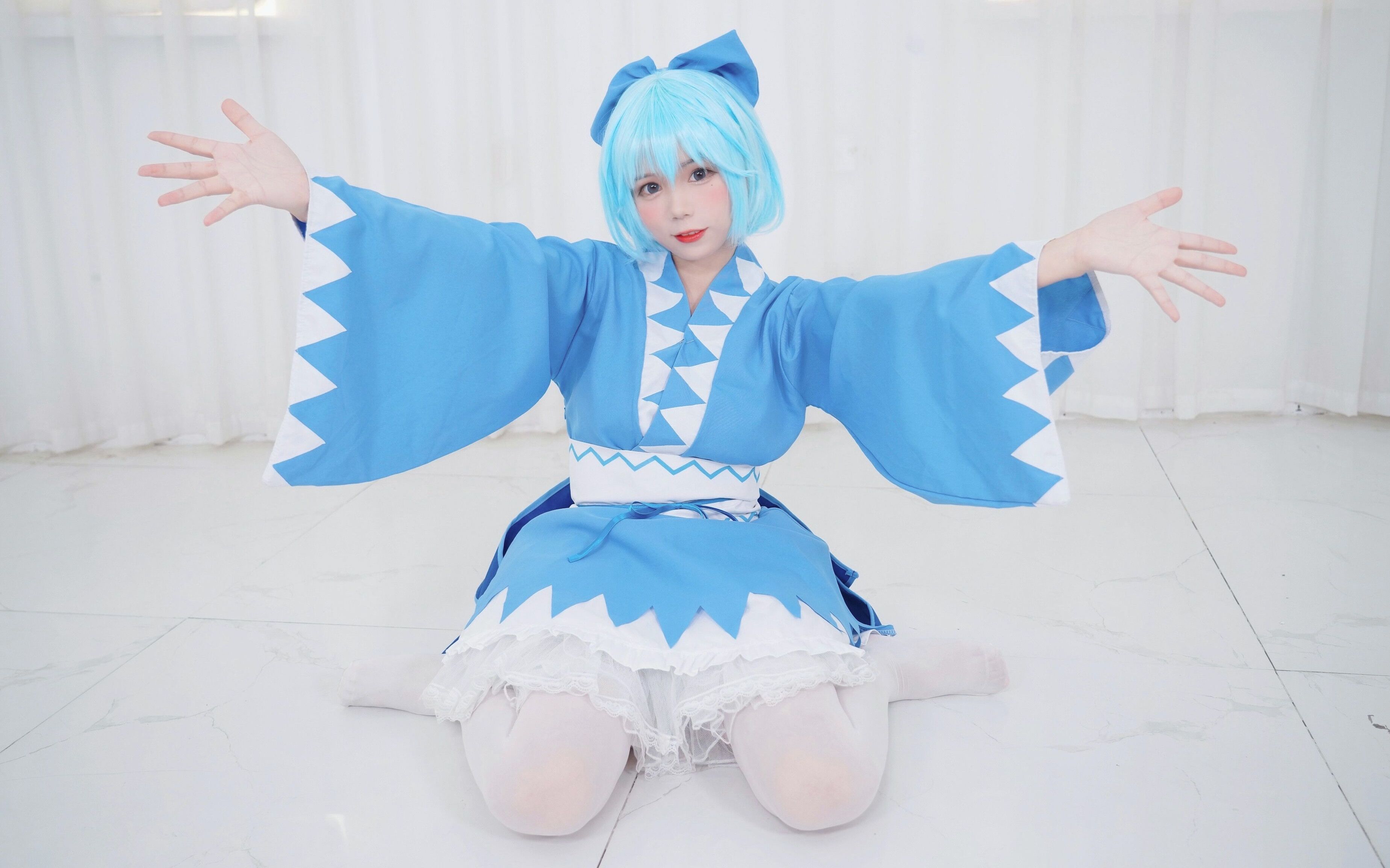 琪露诺cos光jio跳舞,一点都不冷!【千叶编舞】生日作!