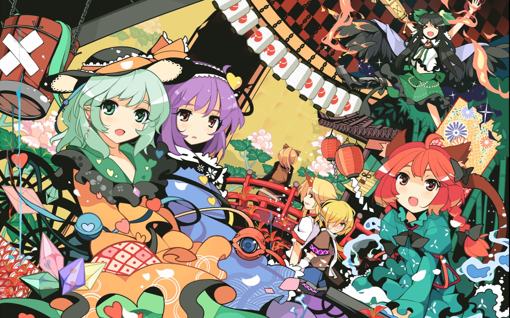 【hyの吃茶店】东方地灵殿l难度接力解说【大佬挂长组】