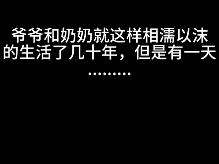 爷爷奶奶对我的爱哔哩哔哩bilibili