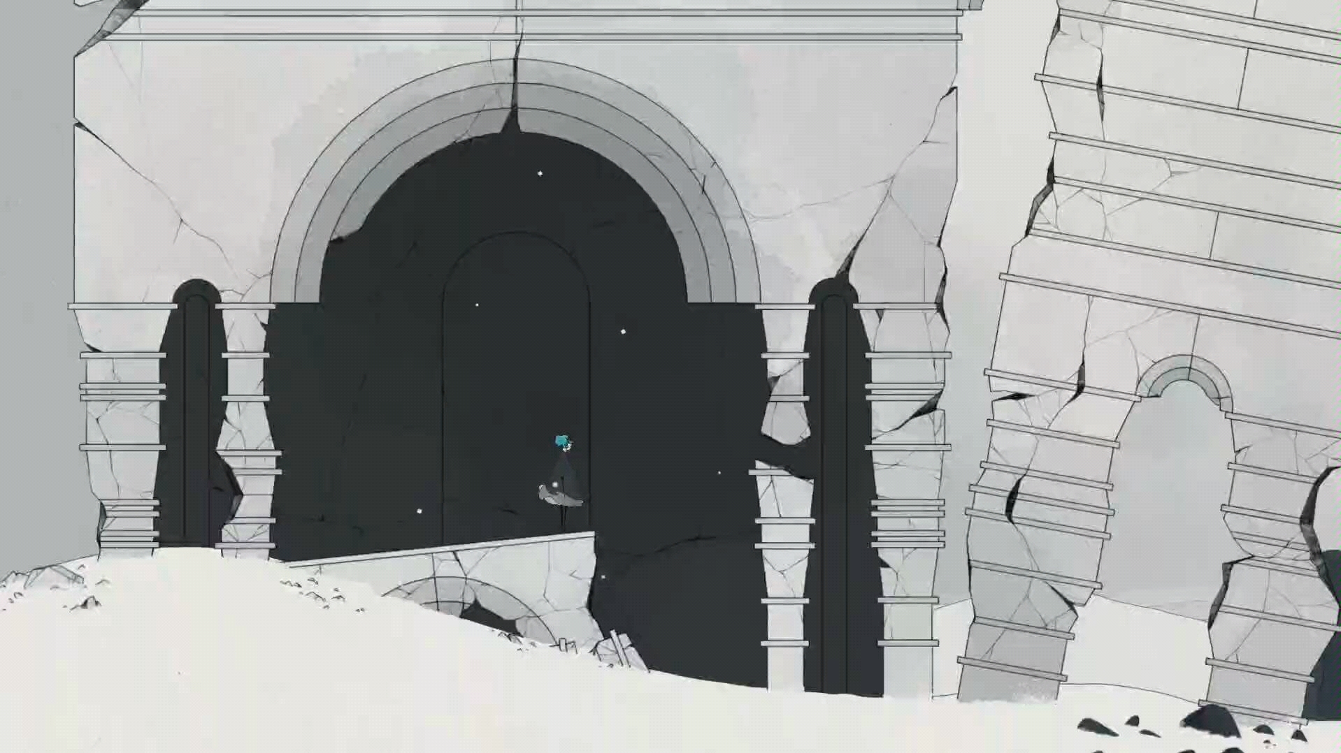 《GRIS》手机操作,每帧每个画面都可以当壁纸,清新唯美,有种横版风之旅人的感觉.哔哩哔哩bilibili