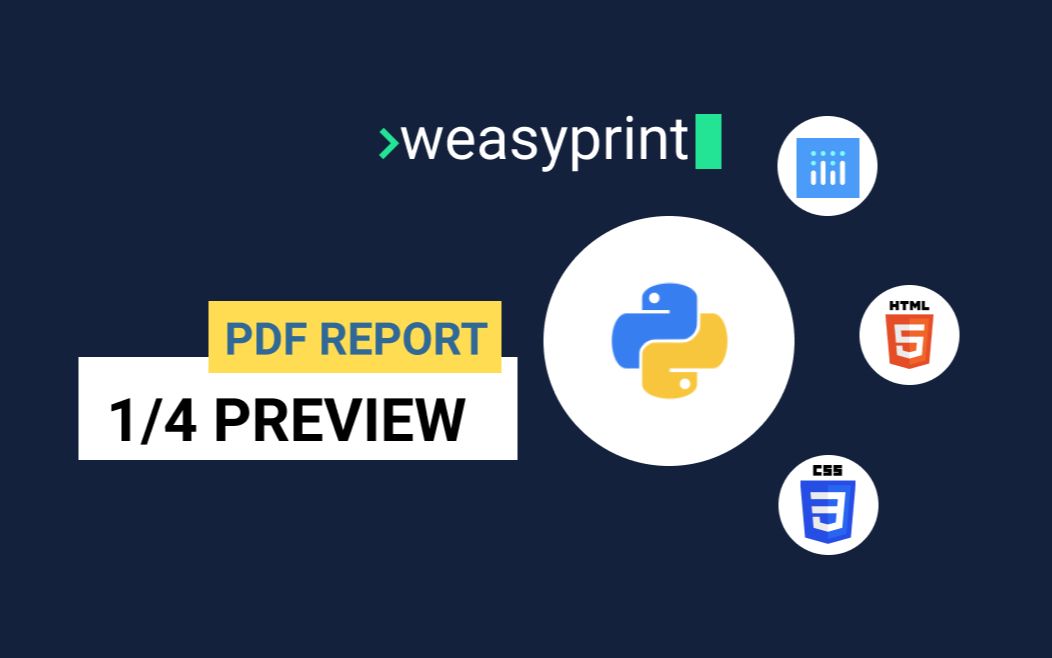 [图]Weasyprint Python 生成漂亮的PDF报告 1/4 - 报告预览