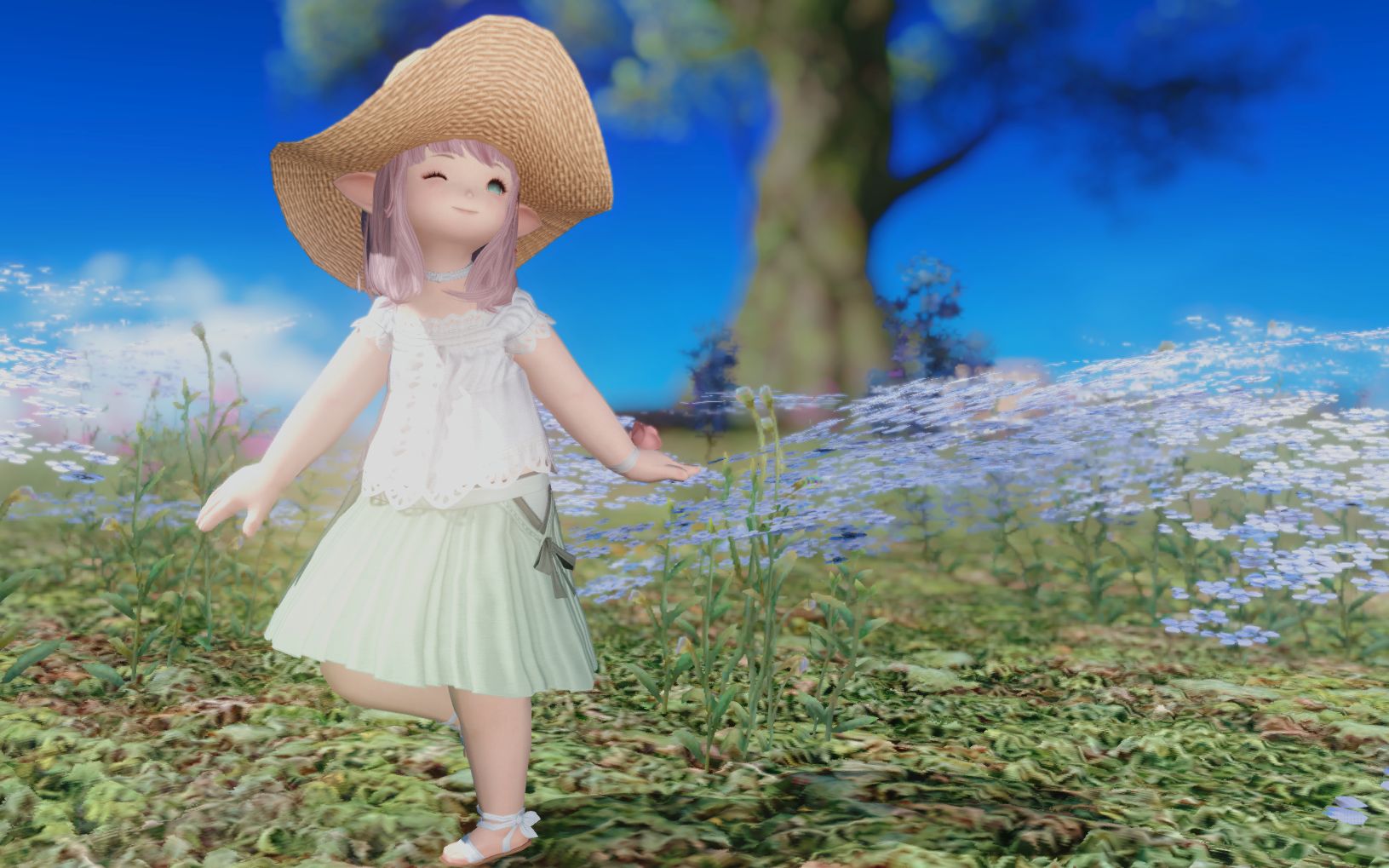 ff14最终幻想14拉拉肥召唤第一人称极月读