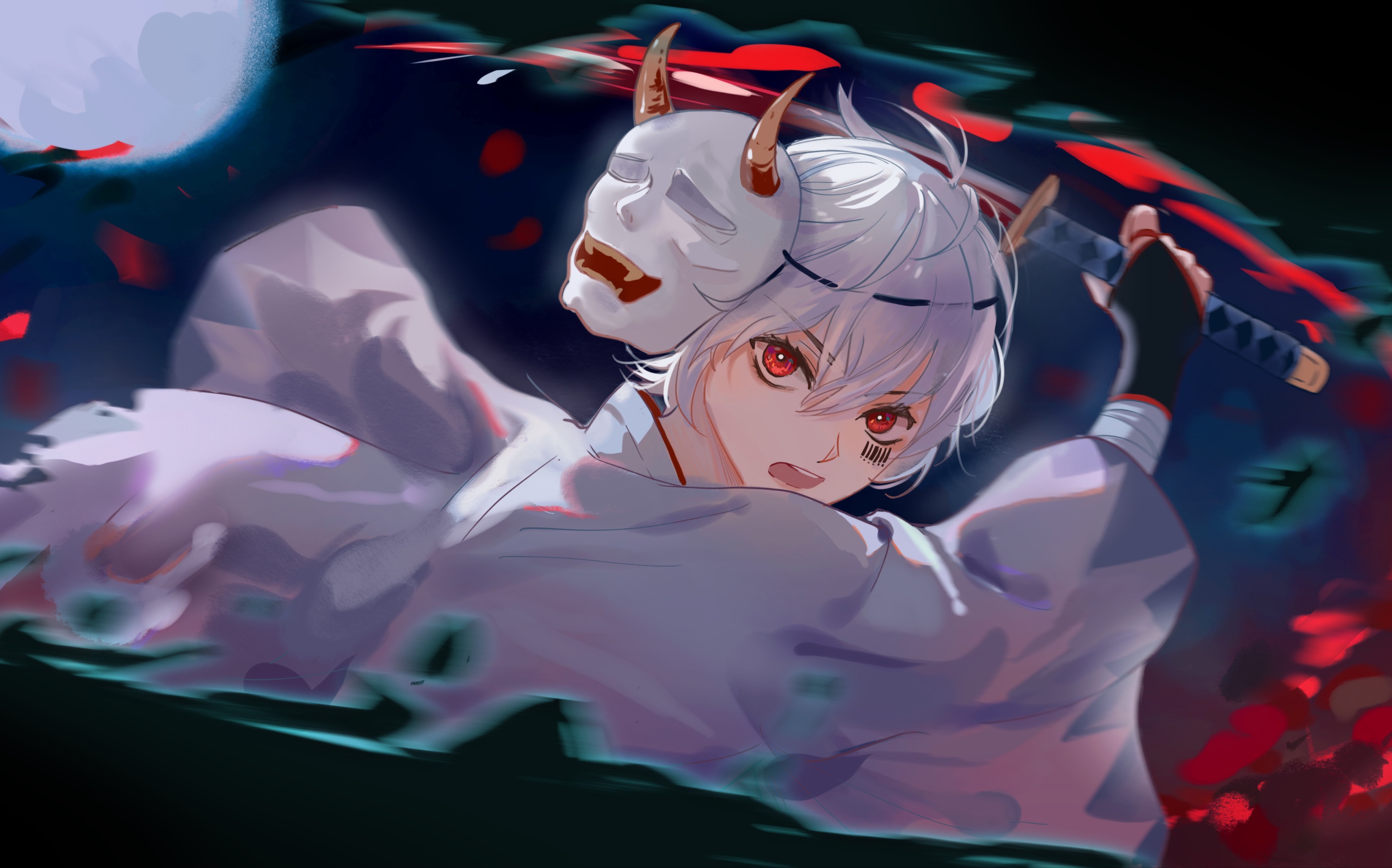 【procreate】まふまふ—红蓮華 绘画过程 ま之ふ吸!