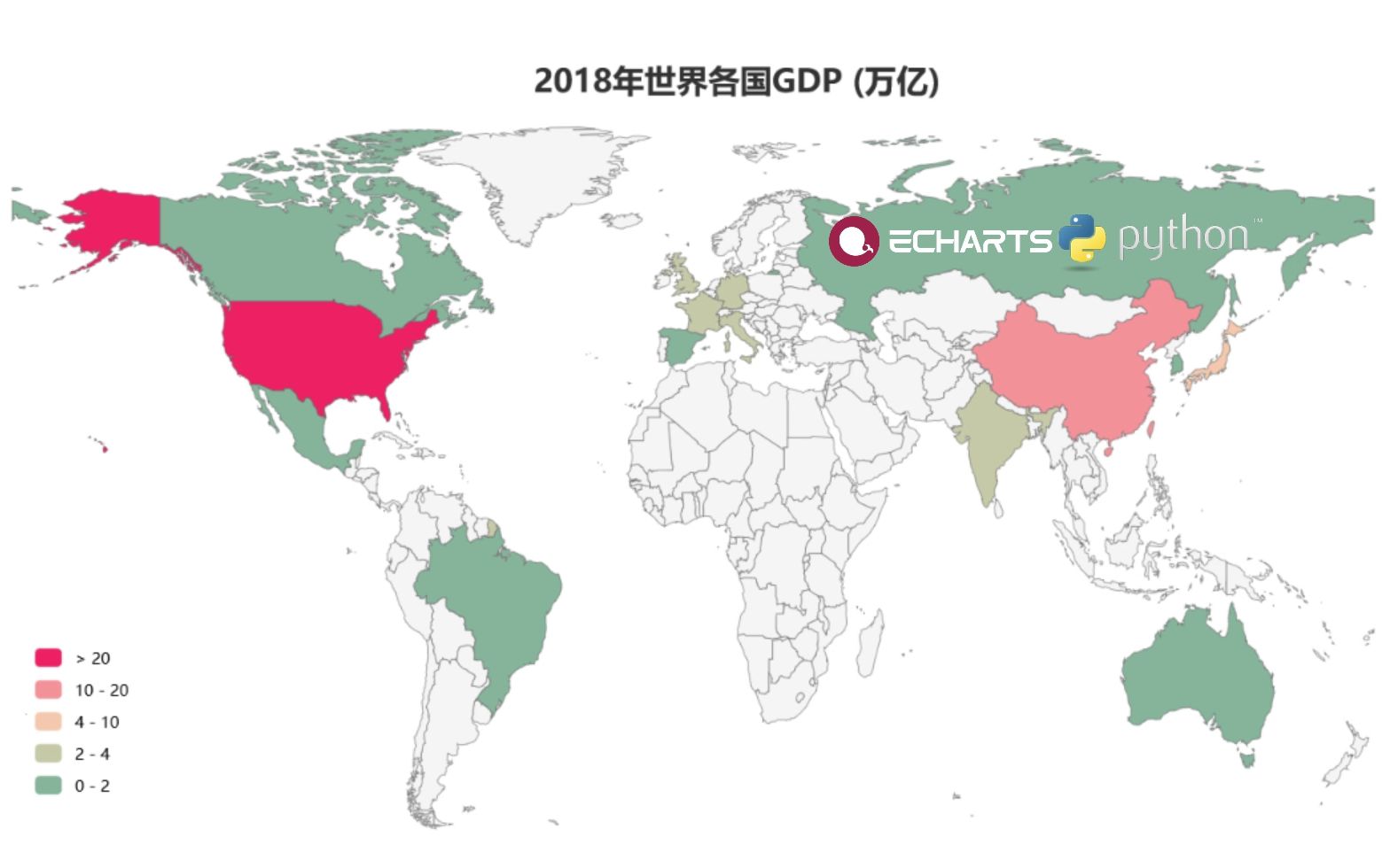 Echarts热度地图(世界地图)的演示及代码实现(含Python脚本)哔哩哔哩bilibili