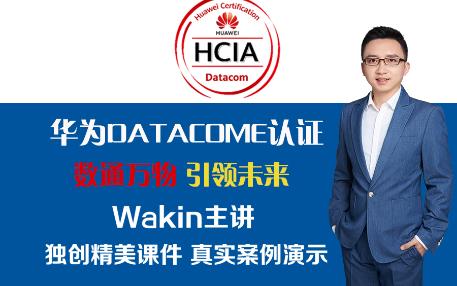 Wakin 谢Sir 最新HCIA Datacom课程哔哩哔哩bilibili