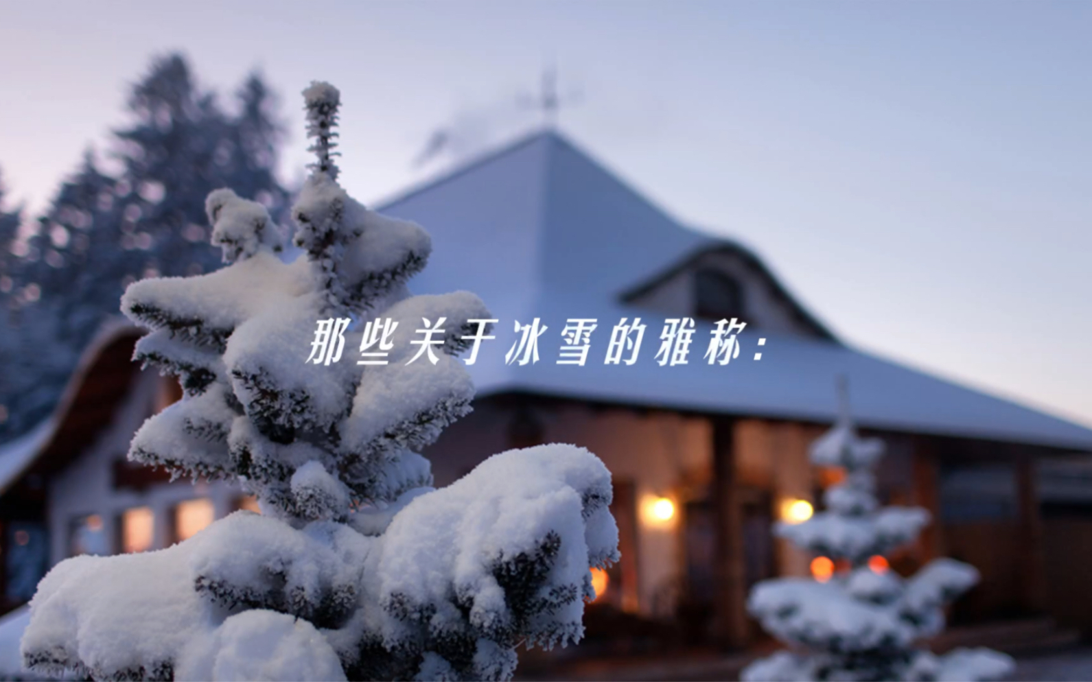 【原创】冰雪雅称其二哔哩哔哩bilibili